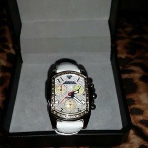 Aqua Master Diamond Bezel women's watch